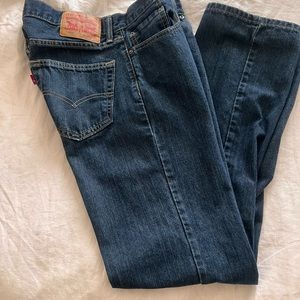 Levi’s 559 32 by 34 denim jeans. Darker denim